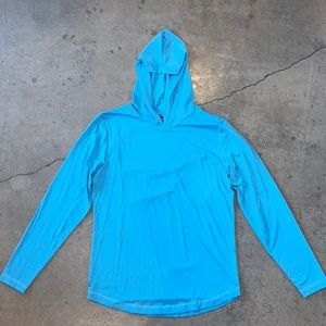 Cuts Clothing AO Long Sleeve Hooded Curve-Hem Tee